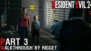 Resident Evil 2 Remake CLAIRE (2) Прохождение Часть 3 "Шеф Брайан Айронс"