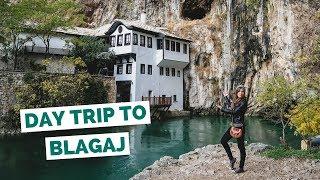 Day Trip to Blagaj Dervish House from Mostar, Bosnia and Herzegovina travel vlog