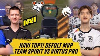 NAVI TOP1 НА PMSL EMEA! TEAM SPIRIT ПЛОХОЙ СТАРТ! VIRTUS PRO TOP1, NAVIDEFOLT CLUTCH 1 VS 3!