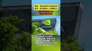 路透：英伟达将专为中国市场推出一款全新的人工智能芯片,预计售价将在6500至8000美元之间 #芯片 #人工智能 #英伟达