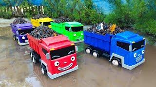 Mobil Truk Tronton Panjang Penuh Mobil Mobilan Rc Excavator, Truk Oleng, Mobil Balap, Kereta Api.