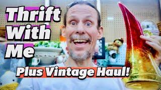 Thrifting the Unexpected! Vintage Glass, Antique Oddities & More!