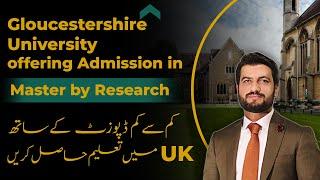 Master by Research at University of Gloucestershire: Your Path to Success - Apply Today