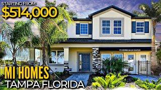 INSIDE TAMPA FLORIDA's New AFFORDABLE Homes For Sale With Luxury Upgrades By MI Homes