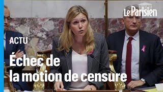 L'Assemblée nationale rejette la motion de censure contre le gouvernement Barnier