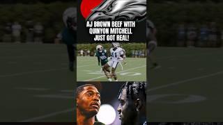 AJ Brown "BEEF" With Rookie Quinyon Mitchell Just Got SERIOUS at Eagles Practice