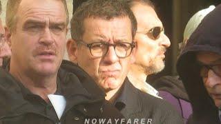 Obsèques de Michel BLANC: Dany BOON est très en colère à la sortie de l’église, le 10 Octobre 2024