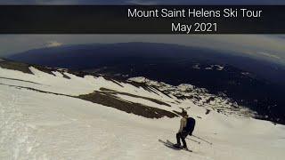 Ski an Active Volcano-- Mount Saint Helens Ski Tour