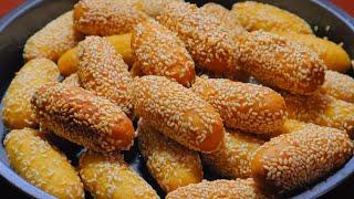 Delicious Sweet Potato with sesame coating rolls