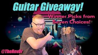 Guitar Giveaway Contest- Winner chooses from 7 different electric guitars