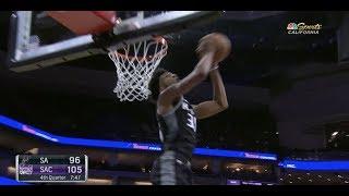 Marvin Bagley Throws Down 360 Degree Alley-Oop Dunk vs. San Antonio Spurs