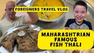 Maharashtrian Famous Fish Thali Ends With A Surprise We Didn’t Expect That!! Foreigners Travel Vlog