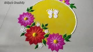 Navratri Special Rangoli Design DIWALI 2020 rangoli by shilpa