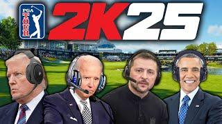 US Presidents Play PGA Tour 2K25