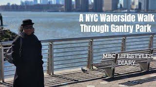 NYC Waterside Through Walk Gantry Plaza State Park | Gantry Plaza State Park in Long Island City