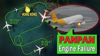 Engine SURGE ON TAKEOFF | DHL A330 Emergency at Hong Kong!