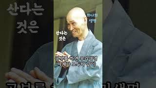 산다는 것은...청화큰스님