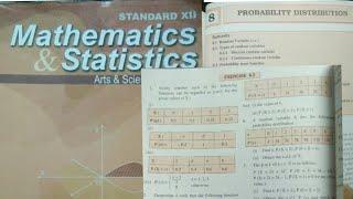 Exercise - 8.2 ,Probability Distribution, state board 12th maths -2 ,12th HSC maths