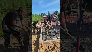 Строим еще одну баню из профилированного бруса.