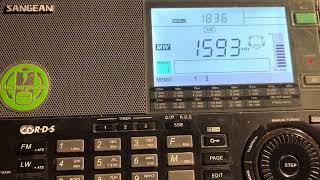 Radio Neumarkt, Romania, 1593kHz, 18:35UTC, 1st October 2024, German Service