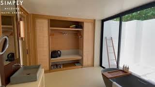 Kuda Villingili Maldives - Beach Villa Room Tour