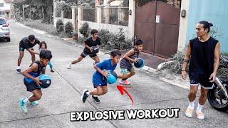 EXPLOSIVE WORKOUT WITH MEDICINE BALL - GRABE RESULTA! MAS BUMILIS SILA!