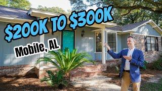 Mobile Alabama! | Here's what $200K to $300K can buy!