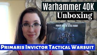 Primaris Invictor Tactical Warsuit Unboxing and Review