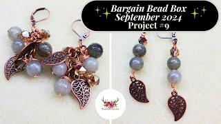 Project # 9: Two Pairs of Earrings, September 2024 Bargain Bead Box| Mystic Moonrise