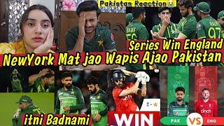 ENGLAND Beat PAKISTAN || ENGLAND WIN the Series Pakistan Reaction itni Badmani ENG Beat Pak 4th T20