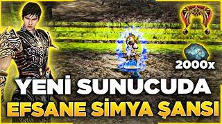 YENİ SUNUCU'DA İLK SAATLERDEN SİMYA YAPMAK! | HASAR UÇTU! | Metin2 Onyx#2