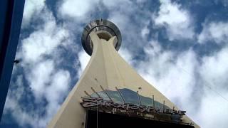 Jumping off the Stratosphere in Vegas, 855ft, skyjump