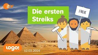 Die Geschichte des Streiks | logo! Nachrichten vom 12.03.2024