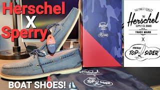 SPERRY x HERSCHEL Boat Shoe DETAILED Review + Unboxing!