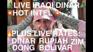 LIVESTREAM....LIVE HOT INTEL PLUS LIVE RATES NOW #iraqidinar #dinar #dong #rupiah #zim #bolivar