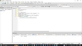 C Programming Tutorial: Triangle Area Calculation