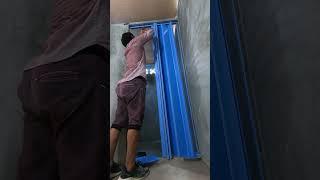 Amazing PVC Bathroom Door Installation.