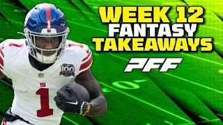 NFL Week 12 Recap: Immediate fantasy football takeaways | PFF