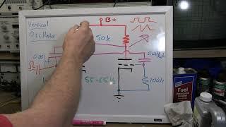 Beginners guide to B&W tube TV restoration part 12 (vertical oscillator)