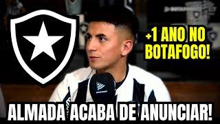 É TEMPO DE BOTAFOGO!!! ALMADA ACABA DE FAZER REVELAÇÃO BOMBASTICA SOBRE O SEU FUTURO! BOTAFOGO HOJE!