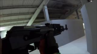 Airsoft on fy_snow with AK 47 CS Arena | GitUP2 Action Camera