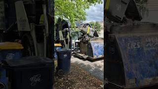 LRS garbage truck on trash #garbagetruck