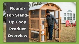 Round-Top Stand-Up Coop Product Overview - Roost & Root