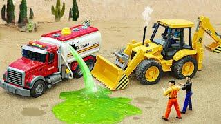 RC Excavator Digging / Dump Trucks / JCB  Best Construction Site Vehicles working together #12