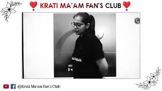 Morning Motivation | Motivation for All Aspirants | Krati Ma'am Fan's Club | Krati Mam Motivation