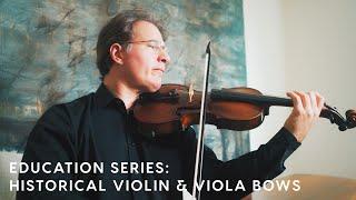 Baroque, Classical, and Modern Violin & Viola Bows | Boulder Bach Festival | Zachary Carrettin