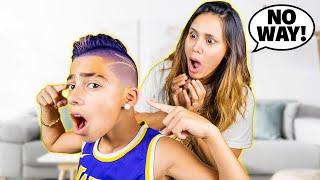 FERRAN Has a NEW LOOK!! **MOM REACTS** | The Royalty Family