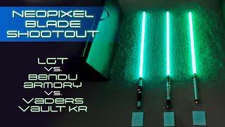 Neopixel Blade Shootout Comparison - Who Will Win?