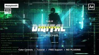 Sci-Fi Digital Slideshow ( After Effects Template )  AE Templates