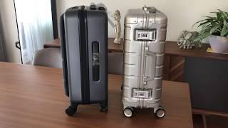 Size Comparison | Xiaomi 90FUN 20inch Aluminum Suitcase vs Xiaomi 90FUN 20inch Business Suitcase